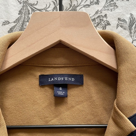 Lands’ End Sport Cotton Knit Nautical Blazer - Picture 4 of 9